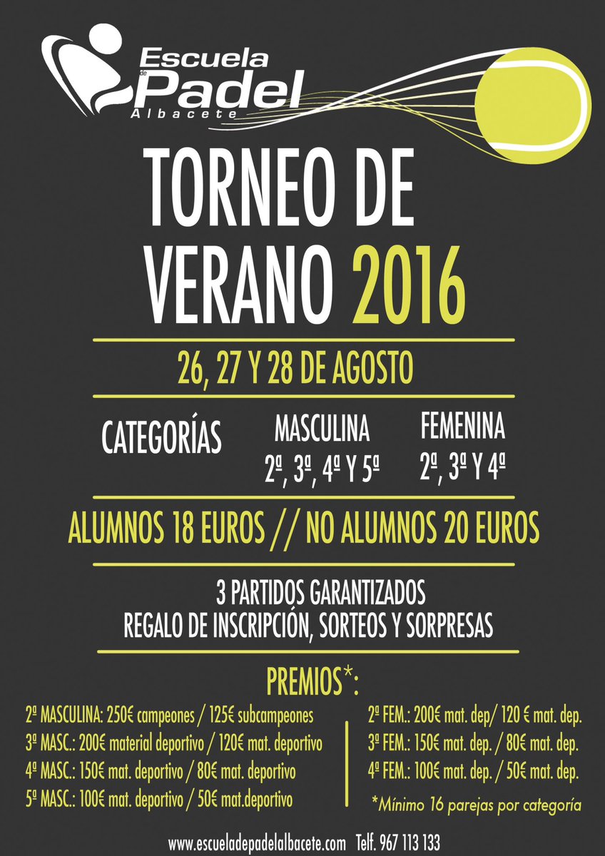 Últimas plazas, no te quedes sin jugar ¡No te lo puedes perder! #Padel #epa #yosoyepa