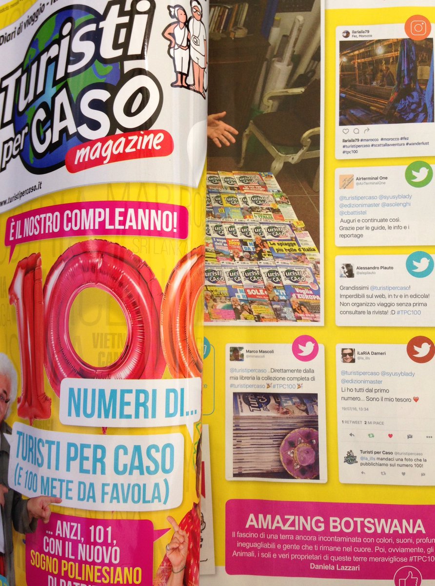 mmascoli's tweet image. @turistipercaso ..Tornato A Casa 🇮🇹 Ma Già Di Lettura/Ispirazione 🗒#TPCmagazine #TPC100 🎂