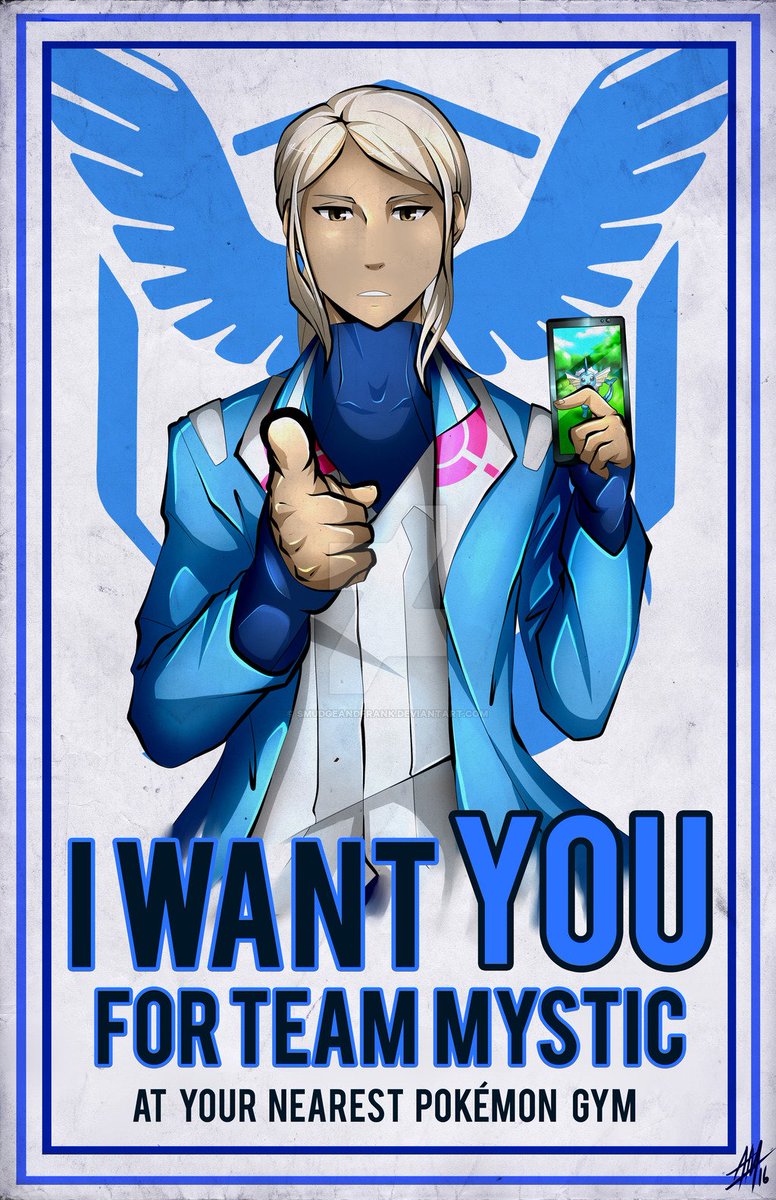 PokemonGoNews's tweet image. #TeamMystic #TeamInstinct &amp;amp; #TeamValor want you. Who do you choose? [credit] SmudgeAndFrank
smudgeandfrank.deviantart.com