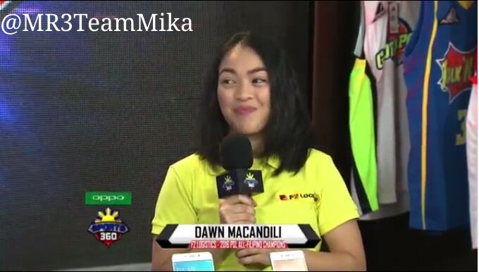 MR3TeamMika's tweet photo. Cha Cruz and Dawn Macandili @Sports360onTV5 mia Mika Reyes https://t.co/CGjl2U4hxb