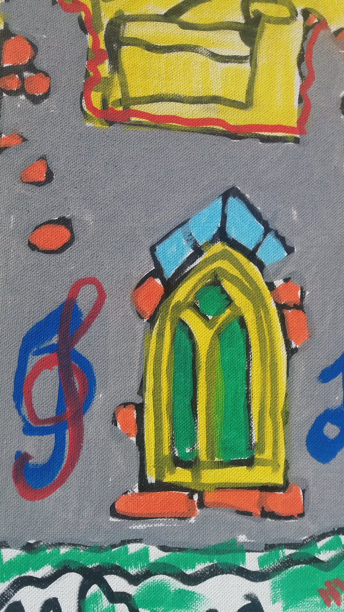 PerthCityCentre's tweet photo. Ladies from St John's Kirk added some lovely music to our #perthmural #perth2021 https://t.co/iipWnS00en