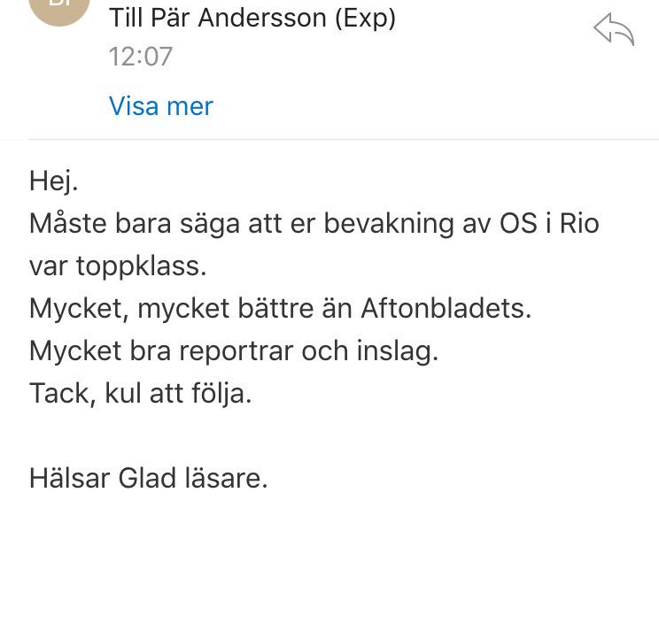 En del läsarmejl är roligare att få än andra. #ExpressenLive