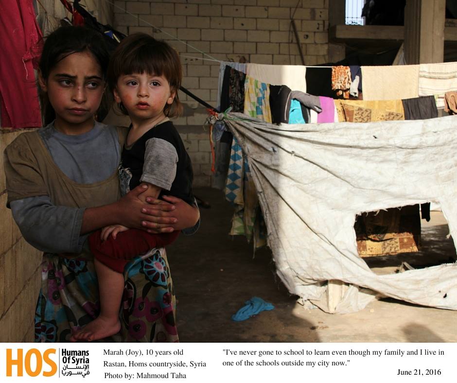 "لم أذهب إلى المدرسة لأتعلم أبداً على الرغم من أنني عشت لفترة طويلة داخل مدرسة"
مرح 10 سنوات facebook.com/HumanOSyria/ph…