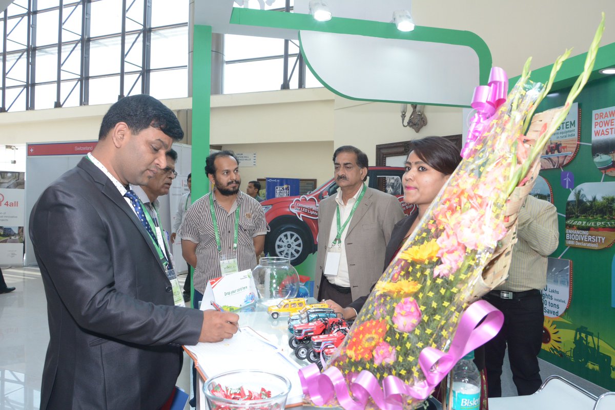 #Mahindra at World Renewable Energy #Technology Congress.