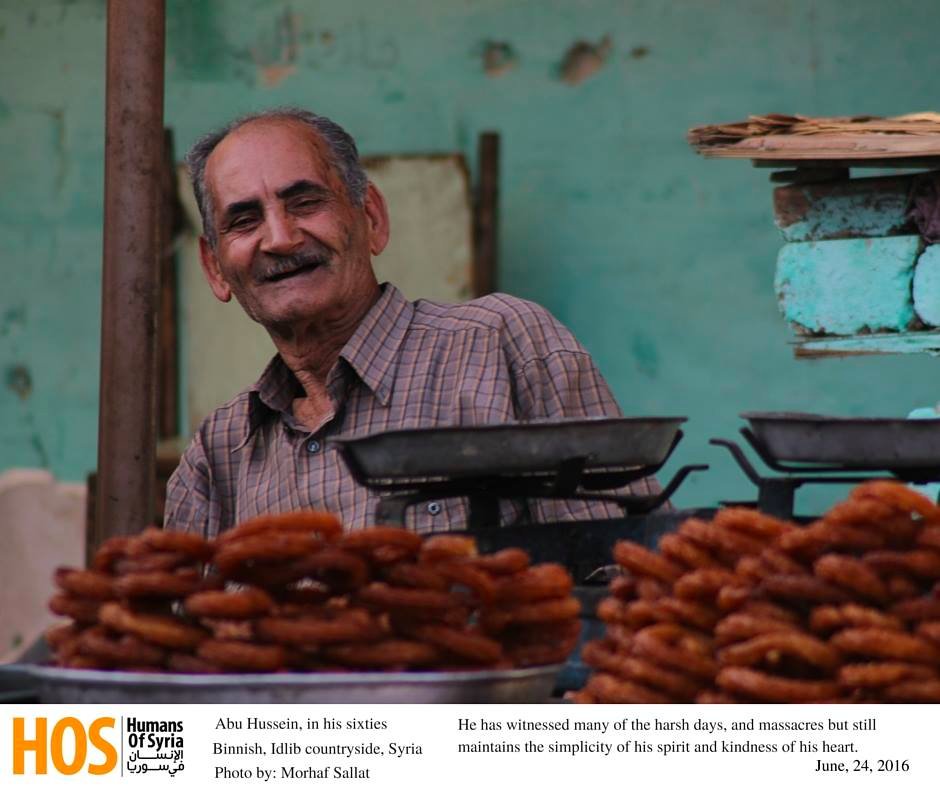 Abu Hussein has seen many harsh days and massacres but still maintains simplicity of spirit
facebook.com/HumanOSyria/ph…