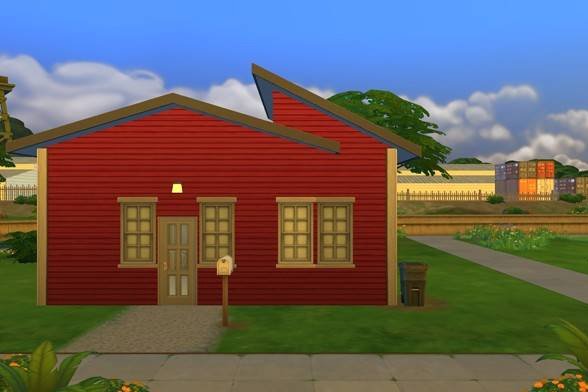 pixiepennypixie's tweet image. I just shared the Crick small Lot on #TheSims4 Gallery!