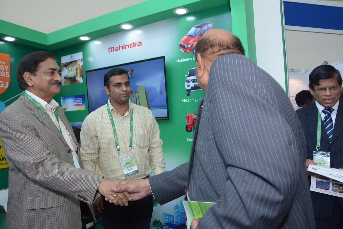 #Mahindra at World Renewable Energy #Technology Congress.