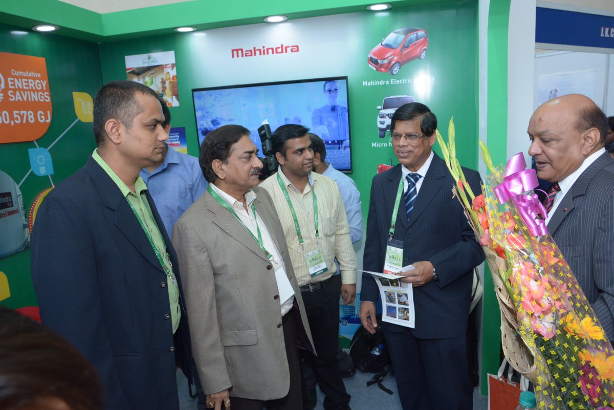 #Mahindra at World Renewable Energy #Technology Congress.