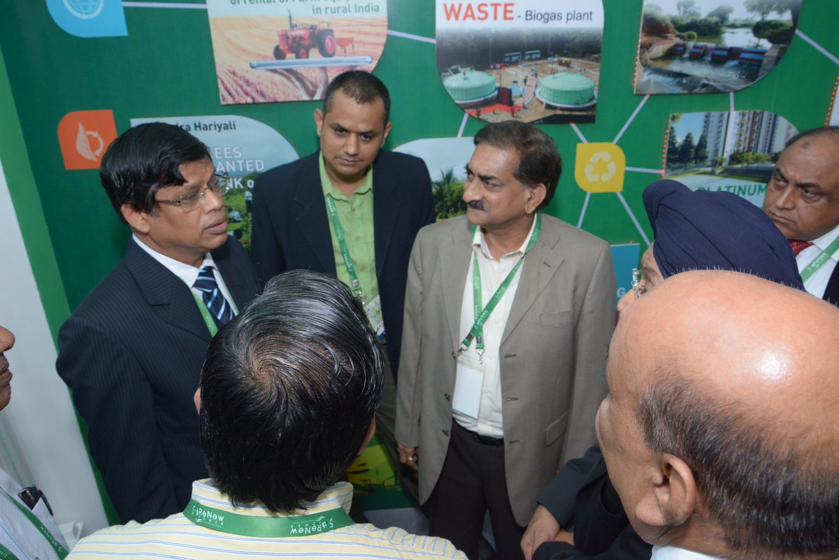 #Mahindra at World Renewable Energy #Technology Congress.