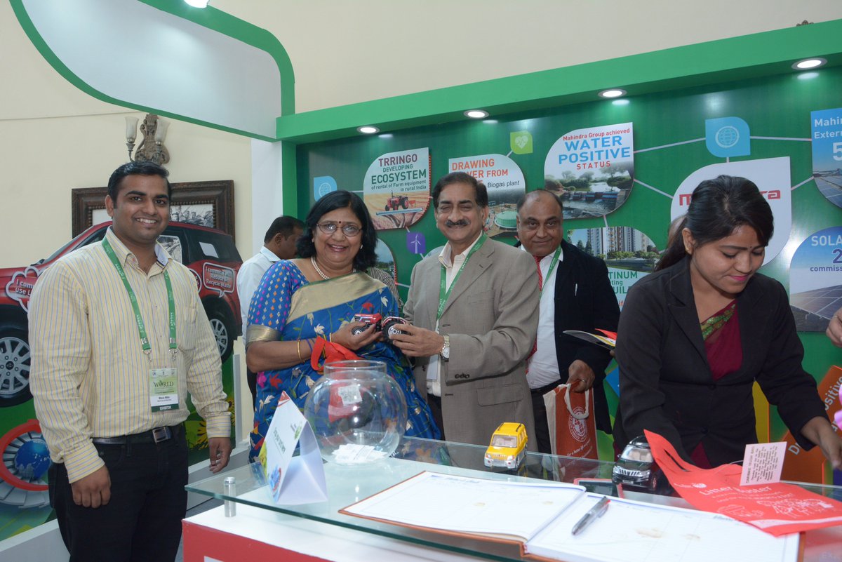 #Mahindra at World Renewable Energy #Technology Congress.