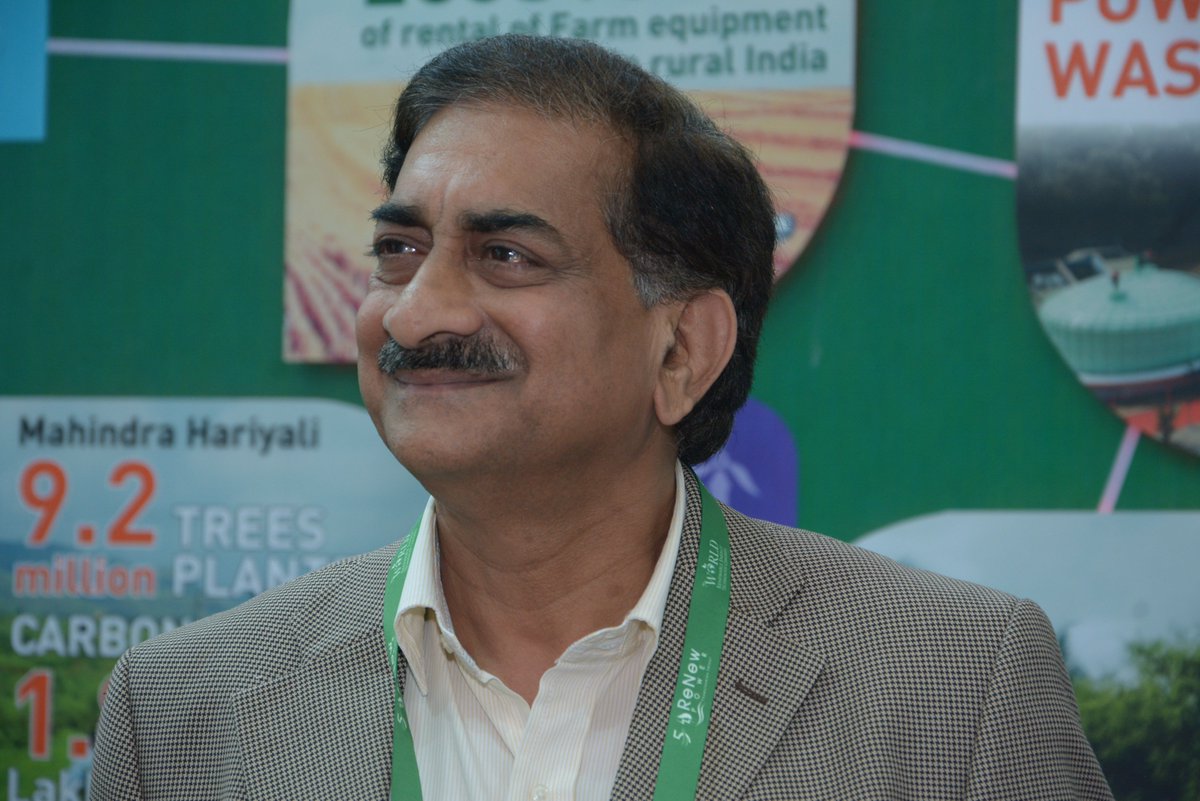 #Mahindra at World Renewable Energy #Technology Congress.