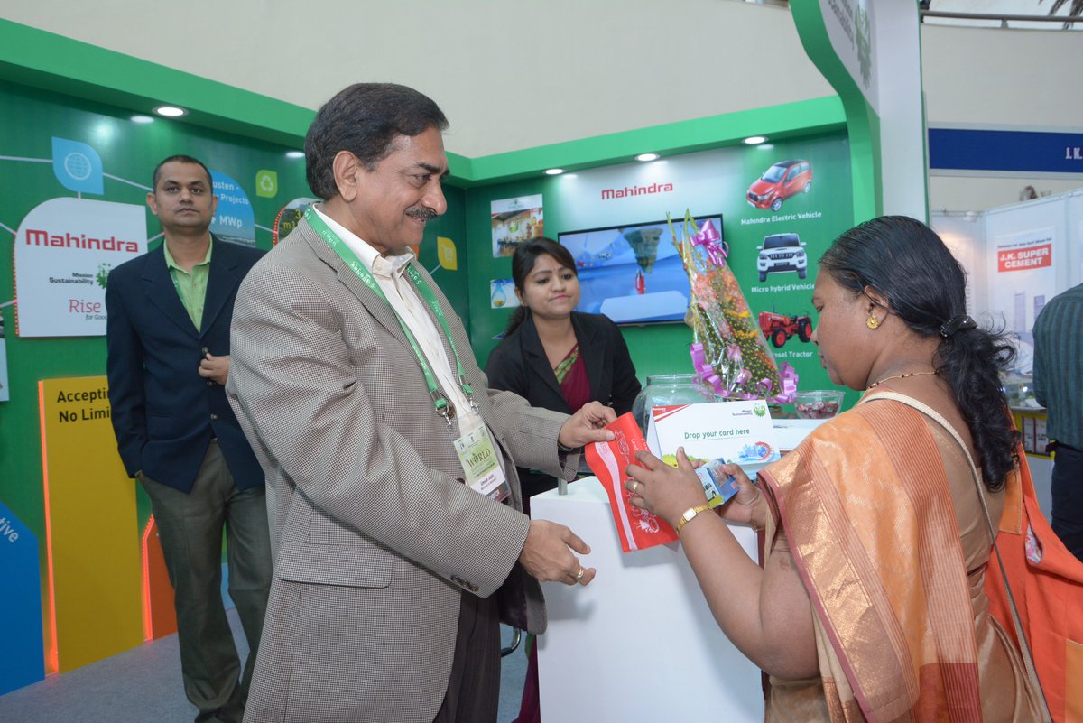 #Mahindra at World Renewable Energy #Technology Congress.