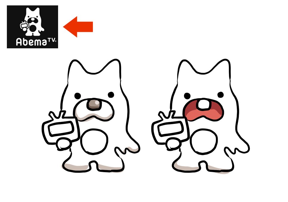 ケースワベ K Suwabe Abematvのキャラ造形がいつも左か右かでわからなくなる