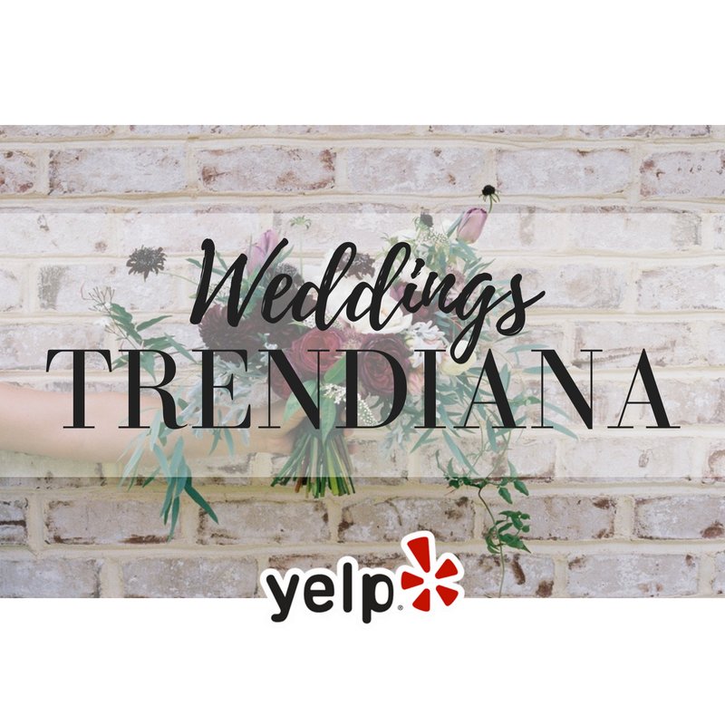 YelpIndy's tweet photo. Wedding fever? Go to https://t.co/R5VWXXHZvv at 11am to watch us talk w/ @GerryDick on @IIB about new wedding trends https://t.co/F0JMVxrmZB