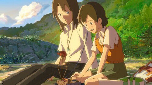 福岡産きのこ Pa Twitter 個人的な意見としてはシュンよりシンのほうが可愛いというか好きだな シュンは最初っから儚すぎて切ない気持ちにしかならなかったからね シンには前を向いて生きて欲しいって気持ちになるな あすなも好きだよ 星を追う子ども 新海誠