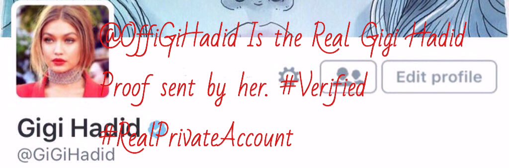 CelebPriv_Accs's tweet photo. #Verified #RealPrivateAccount
Gigi Hadid's private Twitter account is @OffiGiHadid ❤️ https://t.co/F5ixqABl91