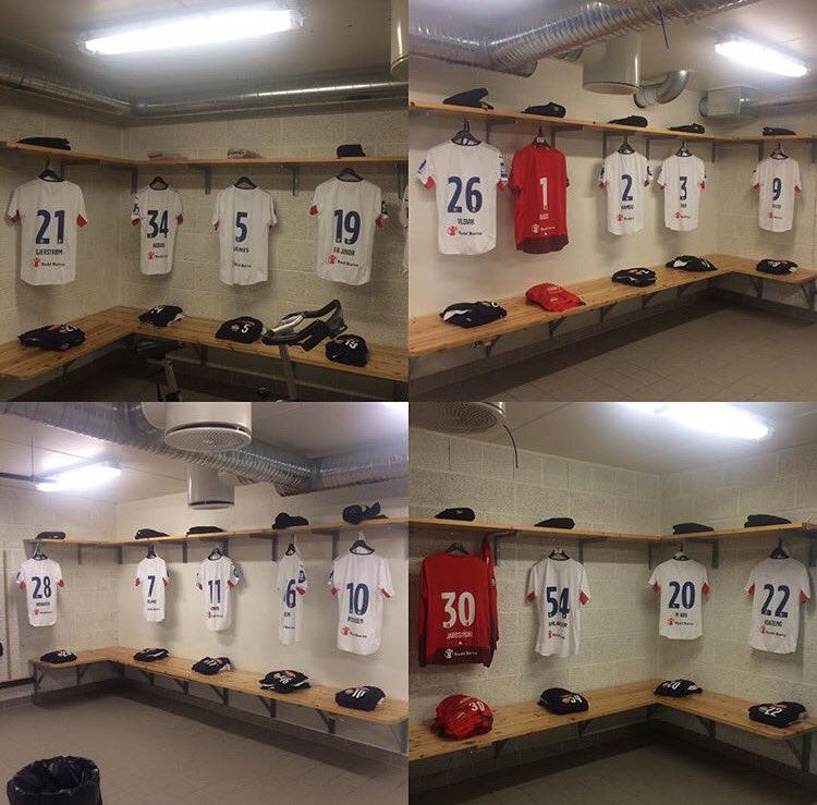 Vårt lag (4-3-3): Bugge - Vilsvik, Glesnes, Høibråten, Hamoud - Nana, Abu, Júnior - Storflor, Pedersen, Parr.