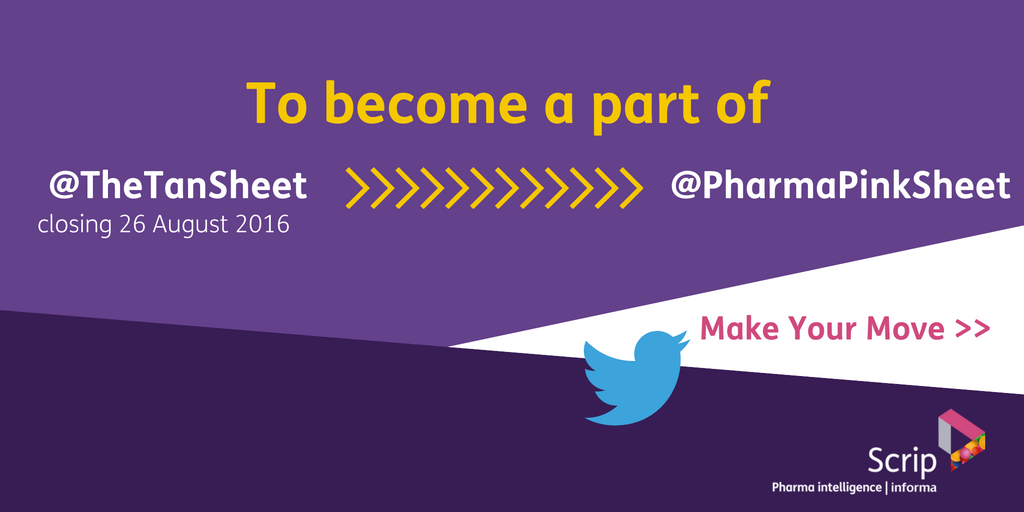 TheTanSheet's tweet photo. It's time to make your move to @PharmaPinkSheet. @TheTanSheet will close on 26 August https://t.co/jYB2xfmyQu