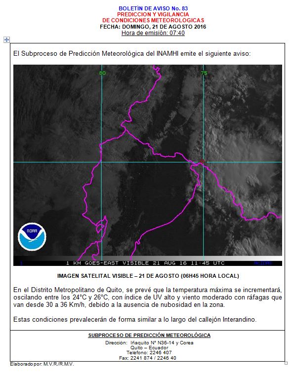 inamhi_ec's tweet photo. #VientoModerado @ECU911Quito @ECU911_ @Riesgos_Ec @Seguridad_Ec https://t.co/Hiutl8HDtu