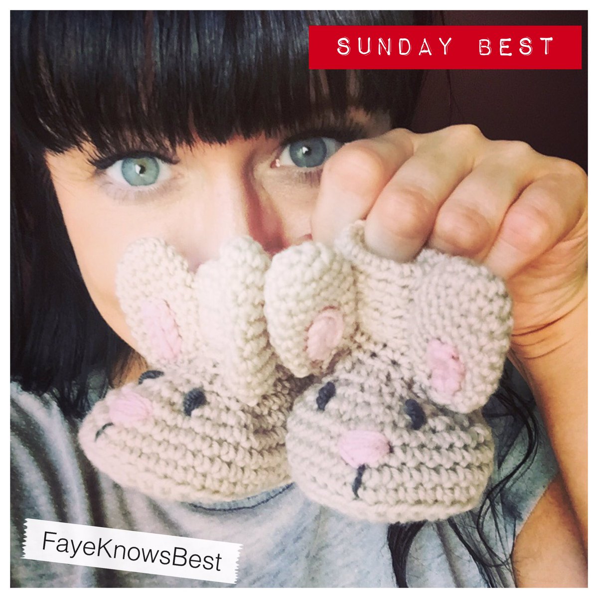 notreallyrocket's tweet photo. SUNDAY BEST: How can any #mumtobe resist these adorable bunny booties? Available from the @arch_and_ivy #Etsy shop. https://t.co/usKzFcwxPi