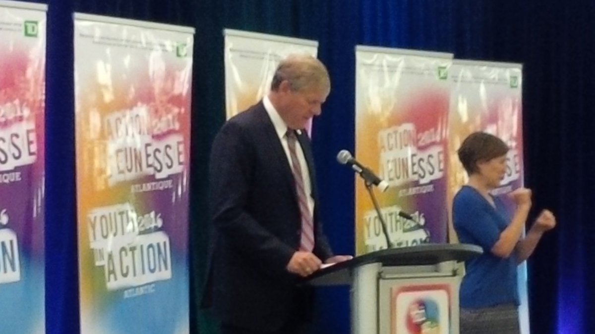 HaleyFlaro's tweet photo. "You can never do anything wrong by doing the right thing." @Stephen_Horsman #NB #YIAAtlantic https://t.co/sGt4cAd45u