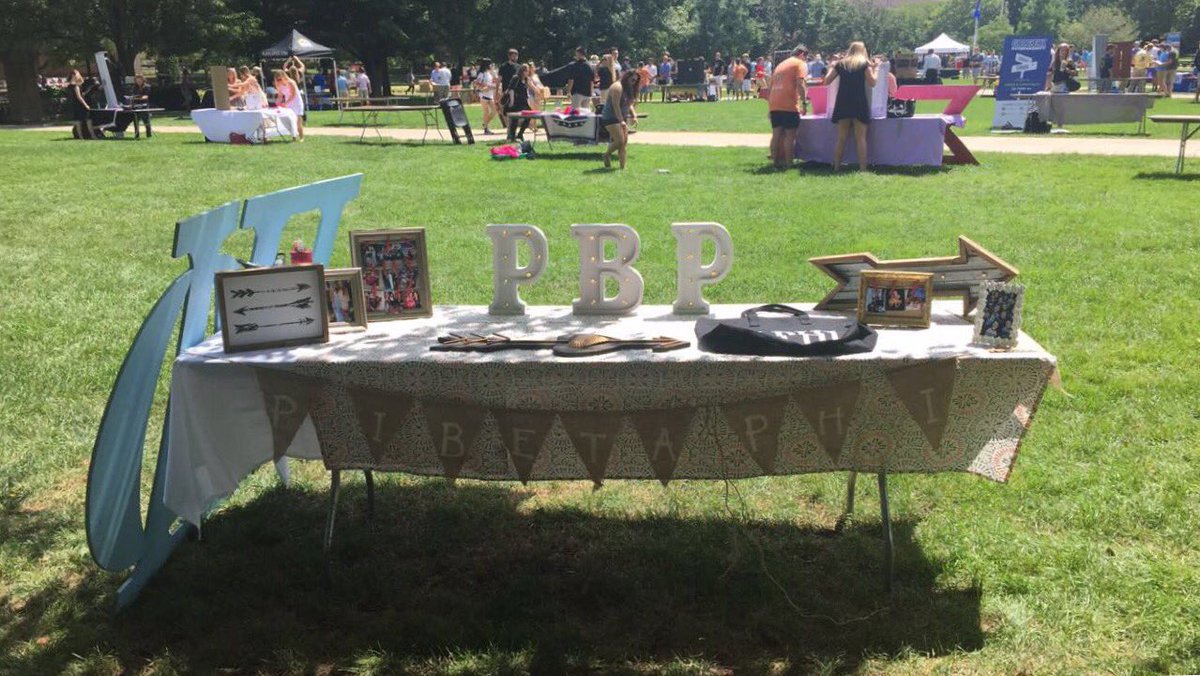 Visit our booth at Meet the Greeks today until 5pm! Then come stop by our house for a tour. 🤗 See you there!