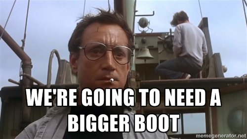 Jaws plays tonight at Grassy Knoll Movies. Come see Spielberg's original blockbuster. Gates at 6pm, movie at 7:45pm.