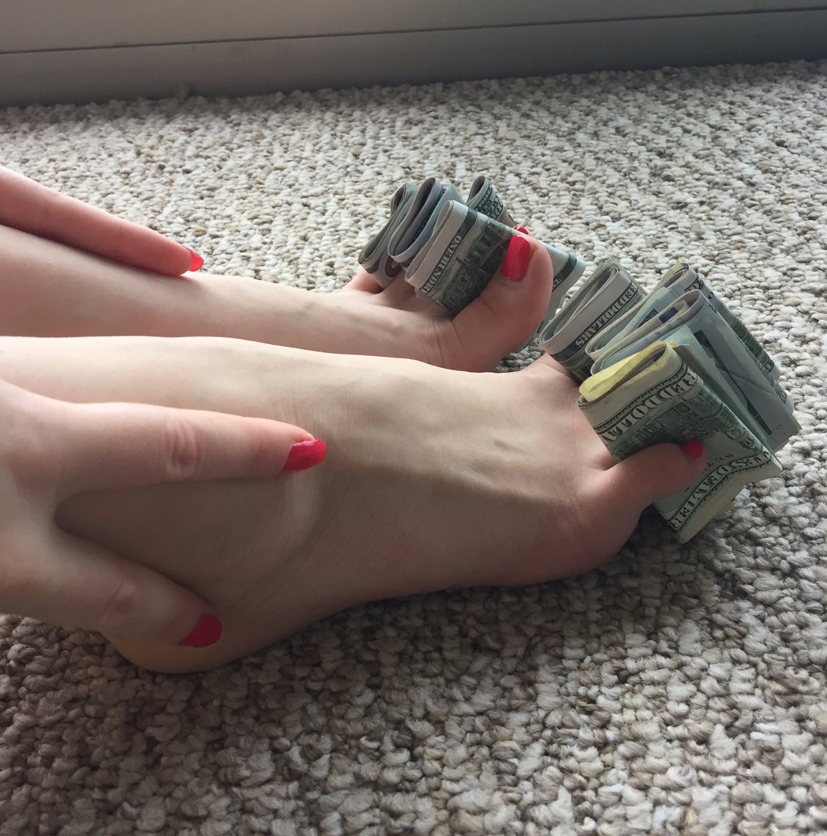 1GlitterGoddess's tweet image. When I don&apos;t don&apos;t have the little foam things to dry my toes, I ask Benjamin to help 💕 #GoddessLife @FemDomProblems