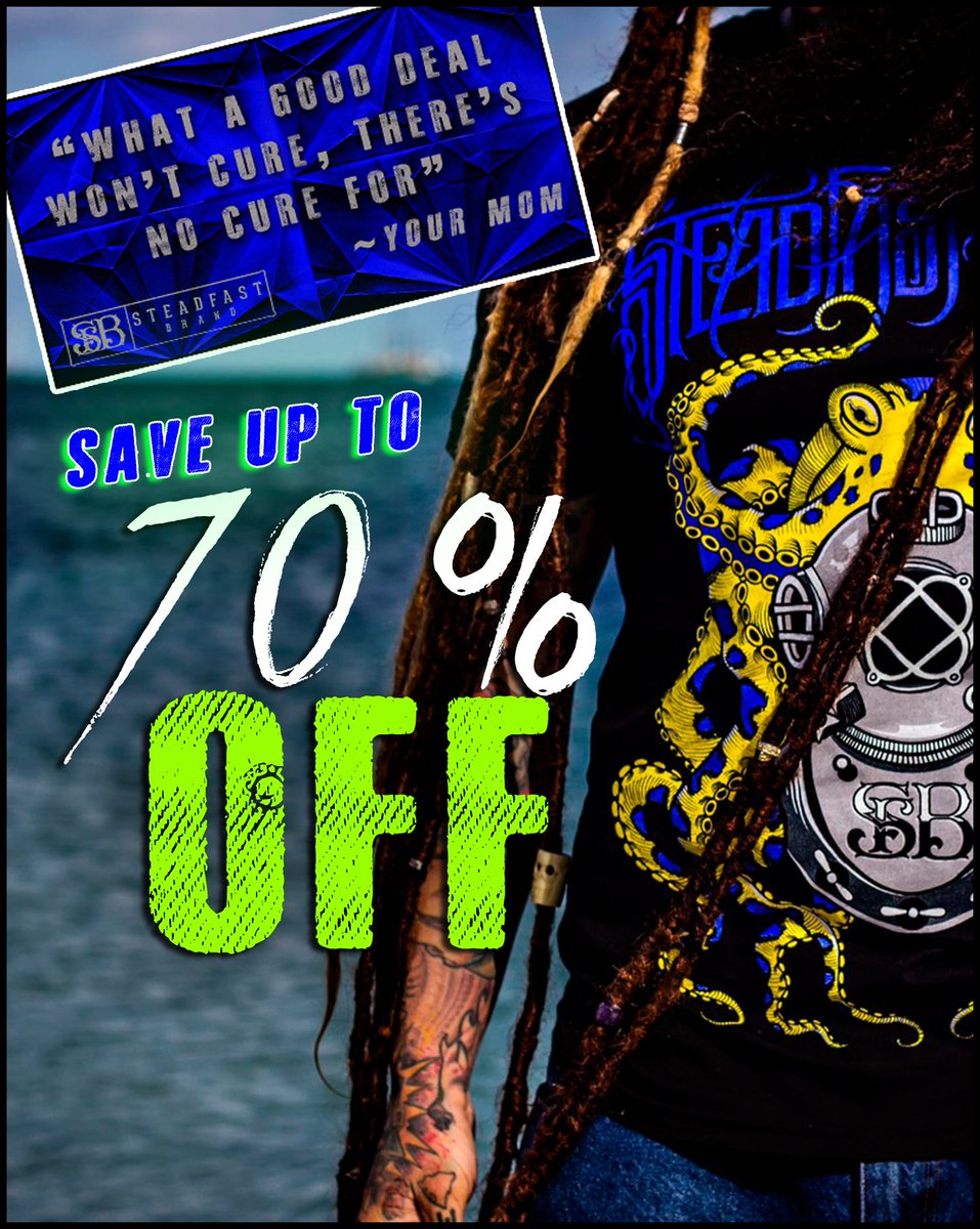 Our clearance sale is going on now! #steadfastbrand #clearancesale #sale