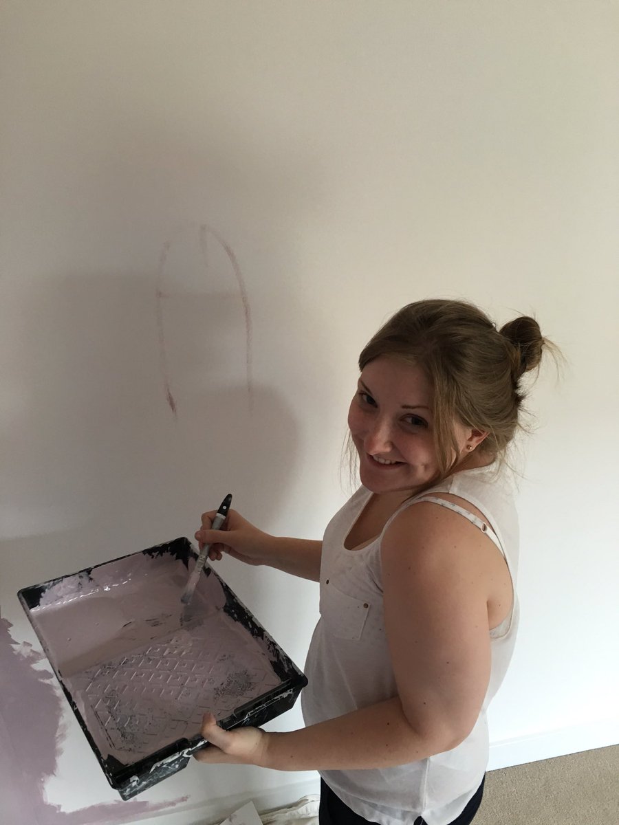 heathyboyj's tweet photo. My super mature and grown up fiancΓ©e, people.
She later added more detail when I wasn't looking.
#IHateDecorating https://t.co/VRUU327zBQ
