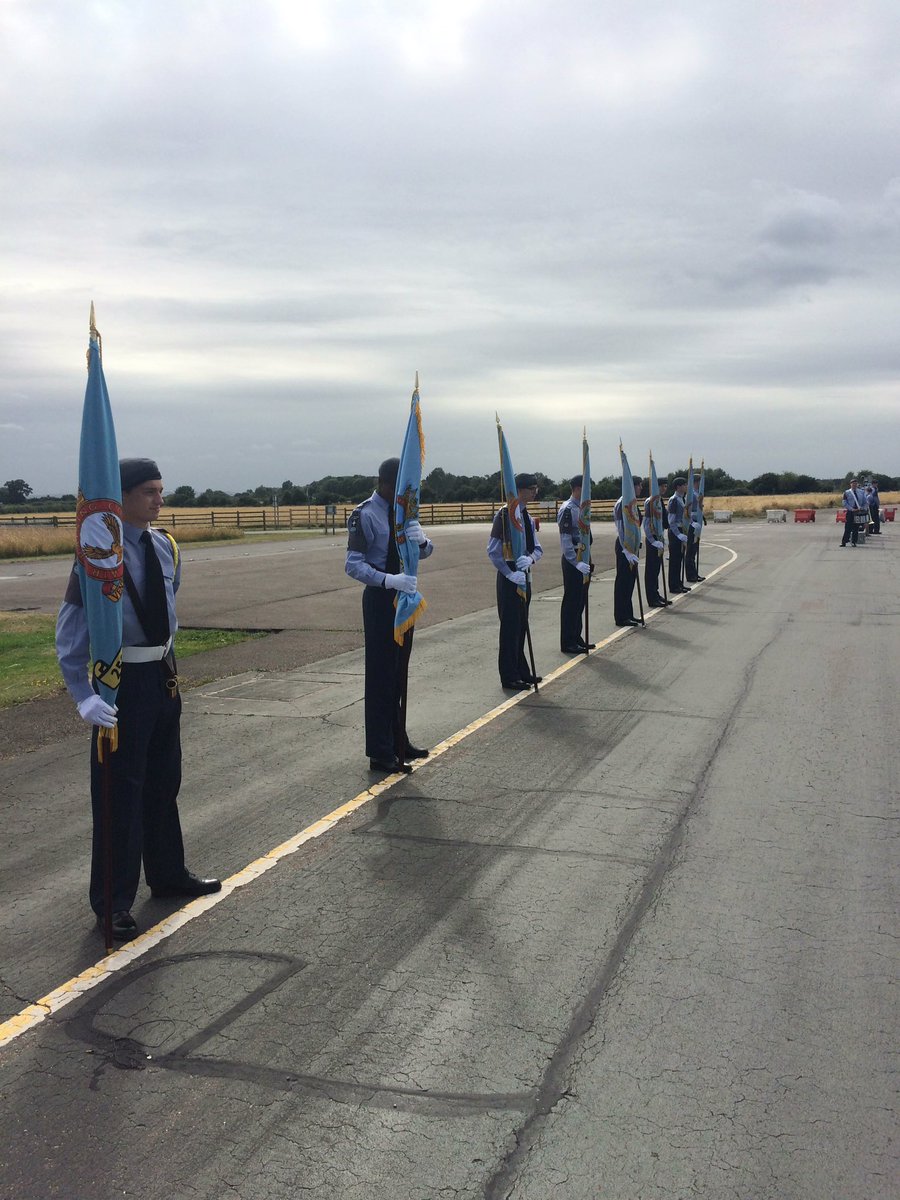 The Squadrons banners awaiting the #atc75torch <a href="/612VGS/">612 VGS</a>