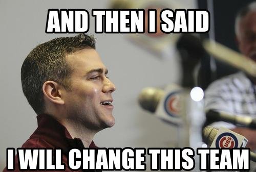 PinwheelsIvyPod's tweet photo. If the Cubs win the World Series, MLB should just build Theo Epstein his own Baseball Hall of Fame. #WeAreGood https://t.co/e19ukAKunW