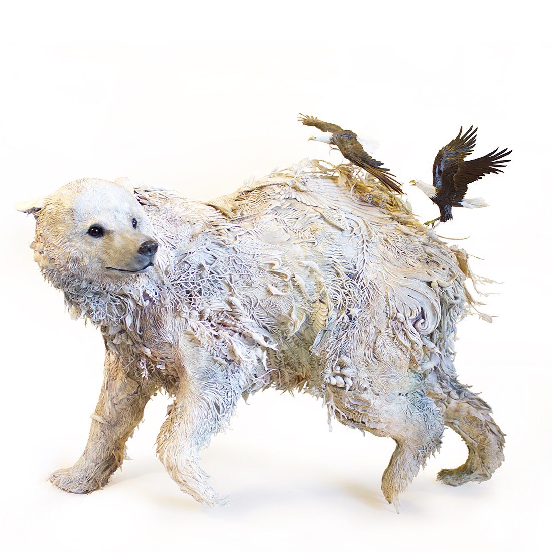 Where all our rivers meet, ooak 2016.  Ellenjewettsculpture.com