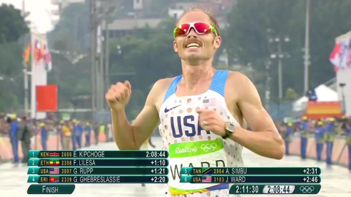 jsanotherrunner's tweet photo. Such an awesome race this morning. Congrats to my old teammate  @jwardy21 with the 6th place finish! https://t.co/QchZssfmLY