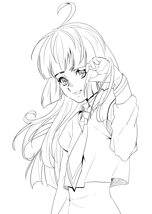 れいかちゃ～ん(*'∀`*) #プリキュア版深夜の真剣お絵描き60分一本勝負 