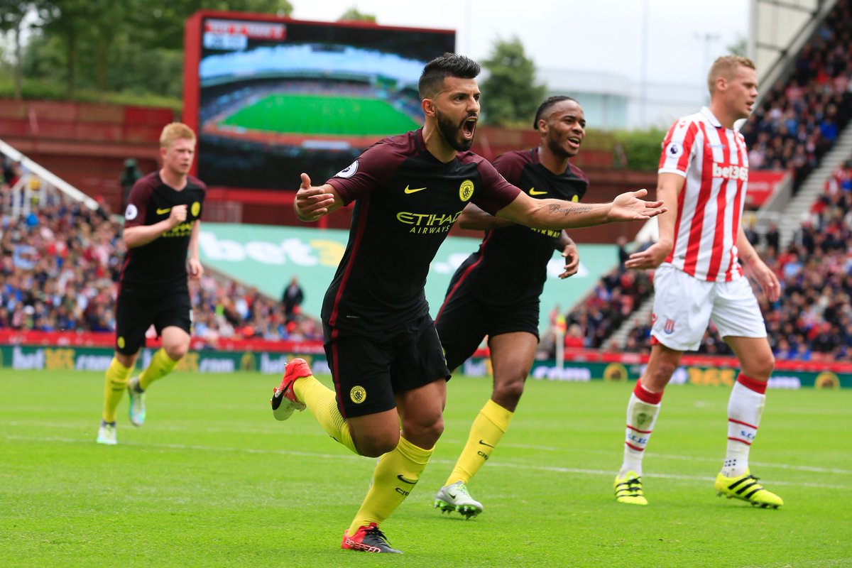 ChampionsLeague's tweet photo. 🔥🔥🔥 Sergio Agüero has scored 12 times in his last 10 games for Manchester City in all competitions. #UCL 🔥🔥🔥 https://t.co/zT8rzhtVSh