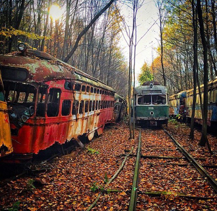 AbandonedPosts's tweet photo. Abandoned railroad in Pennsylvania. https://t.co/TgvGR3qrt6