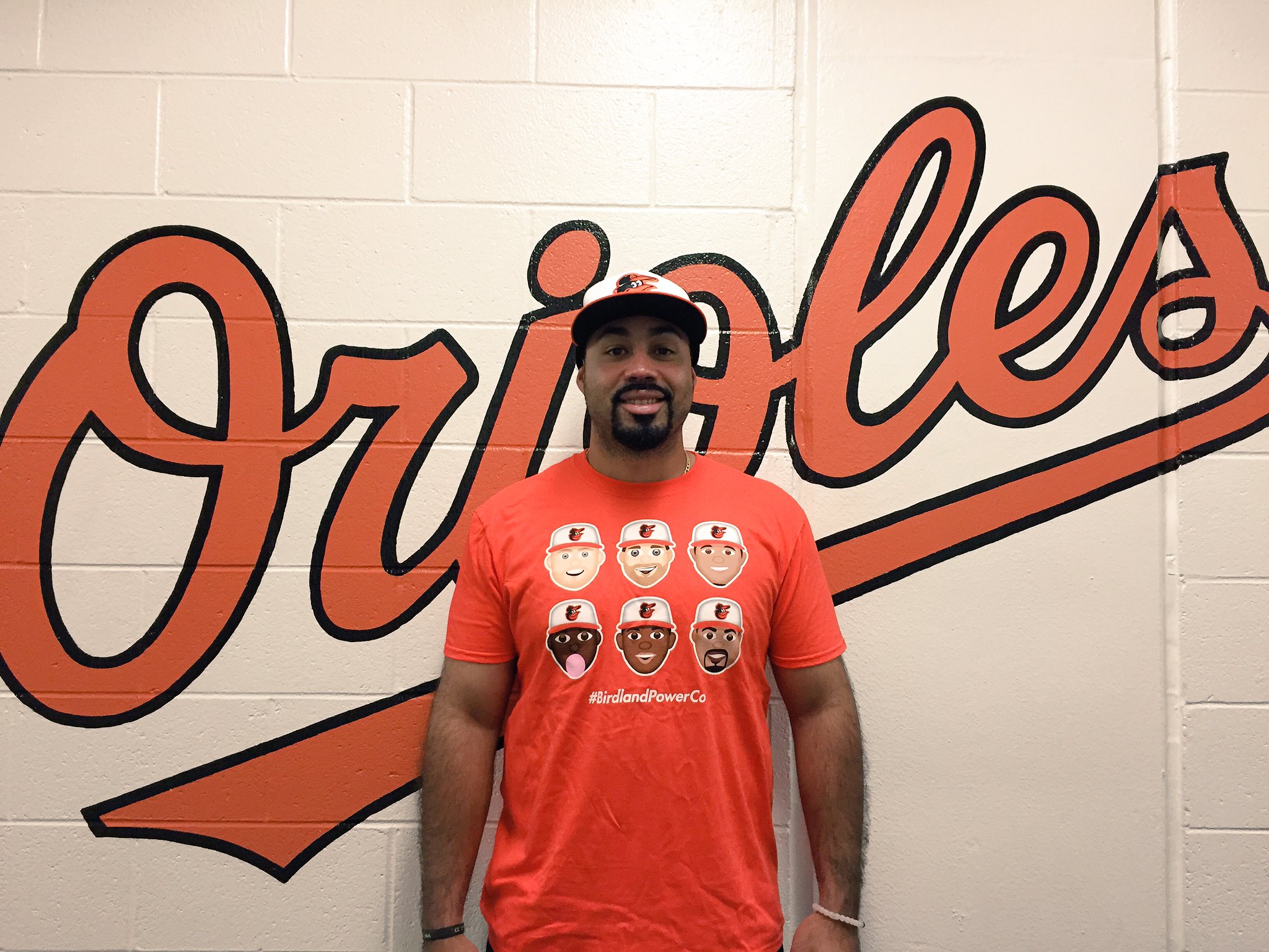 Baltimore Orioles on X: My face is very emoji-able - Pedro All fans at  today's game receive a #BirdlandPowerCo Omoji T-Shirt.   / X