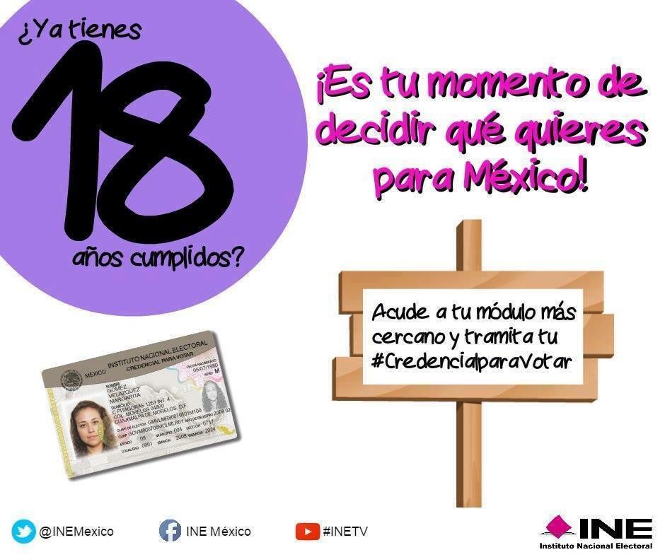 IEESINALOA's tweet photo. Si tienes 18 años cumplidos, ¡tramita tu #CredencialparaVotar!

#IEESINALOA #INE #APPICEEF https://t.co/s8UEsB6CAg