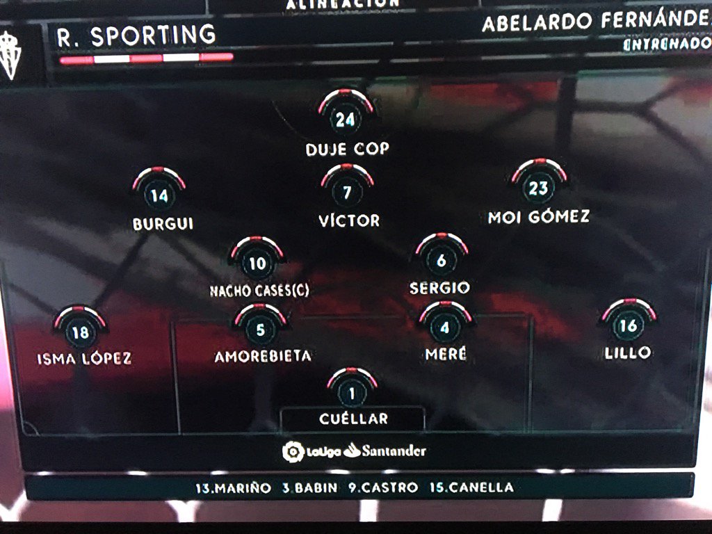 Adri_corneta's tweet photo. @HotLilloaspe titular y a darlo todo nene. #mejorlateralliga1 un abrazo @RealSporting @recMemory #eterno16 https://t.co/xINEFeQAGr