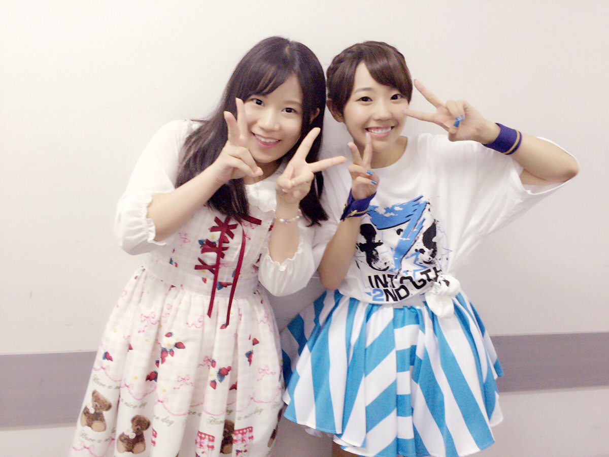高岸美里亜 Pa Twitter そしてもう昨日 ナナシスライブの楽屋でshirobacoカフェや リル シーニュ Utatama Project で一緒のゆうゆうに会えました 久しぶりのツーショット ˊᗜˋ 素敵なライブをありがとうね T7s T Co D42igsknpz Twitter