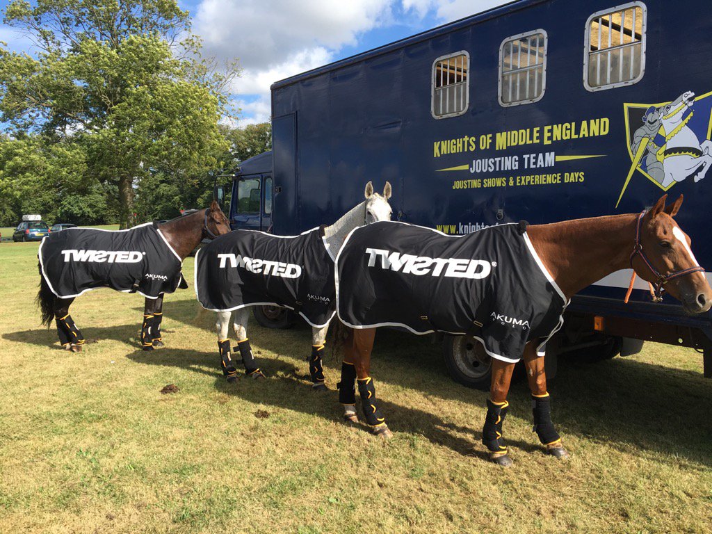 Some of the ponies looking very smart in their <a href="/Twisted_Auto/">Twisted Automotive</a> Rugs playing in the final today @Rugby_Polo_Club #polo