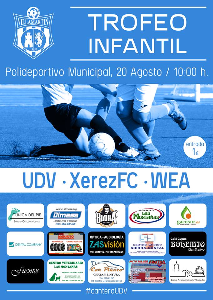 Juzzt_Sierra's tweet photo. Sigue la buena marcha de la pretemporada de #weainfantil con la consecución del Trofeo Infantil de la @UDVillamartin https://t.co/IbCHjeqrY7
