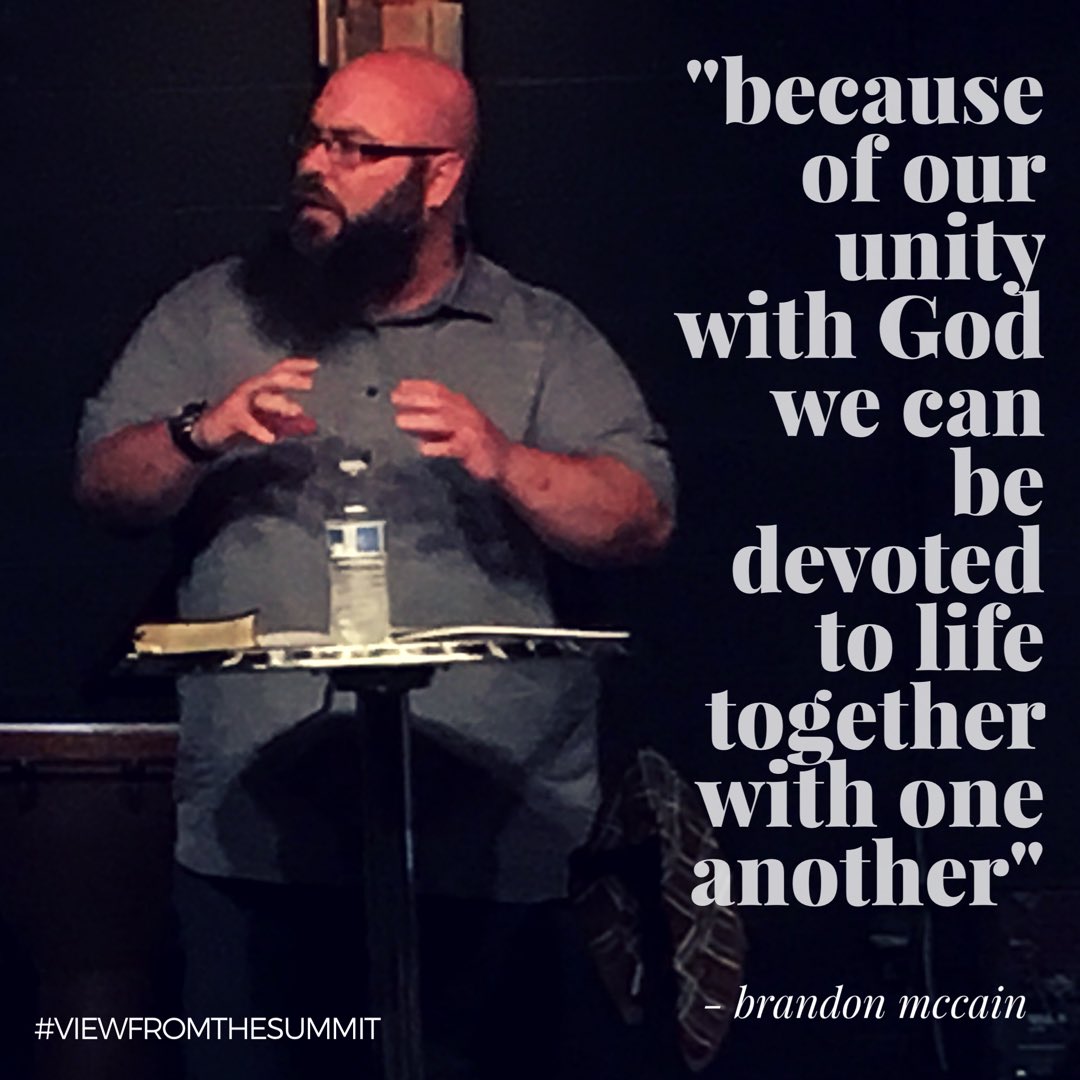 TheSummitSTL's tweet photo. "because of our unity with God we can be devoted to life together with one another"
#ViewFromTheSummit https://t.co/LLOMtrWlIV