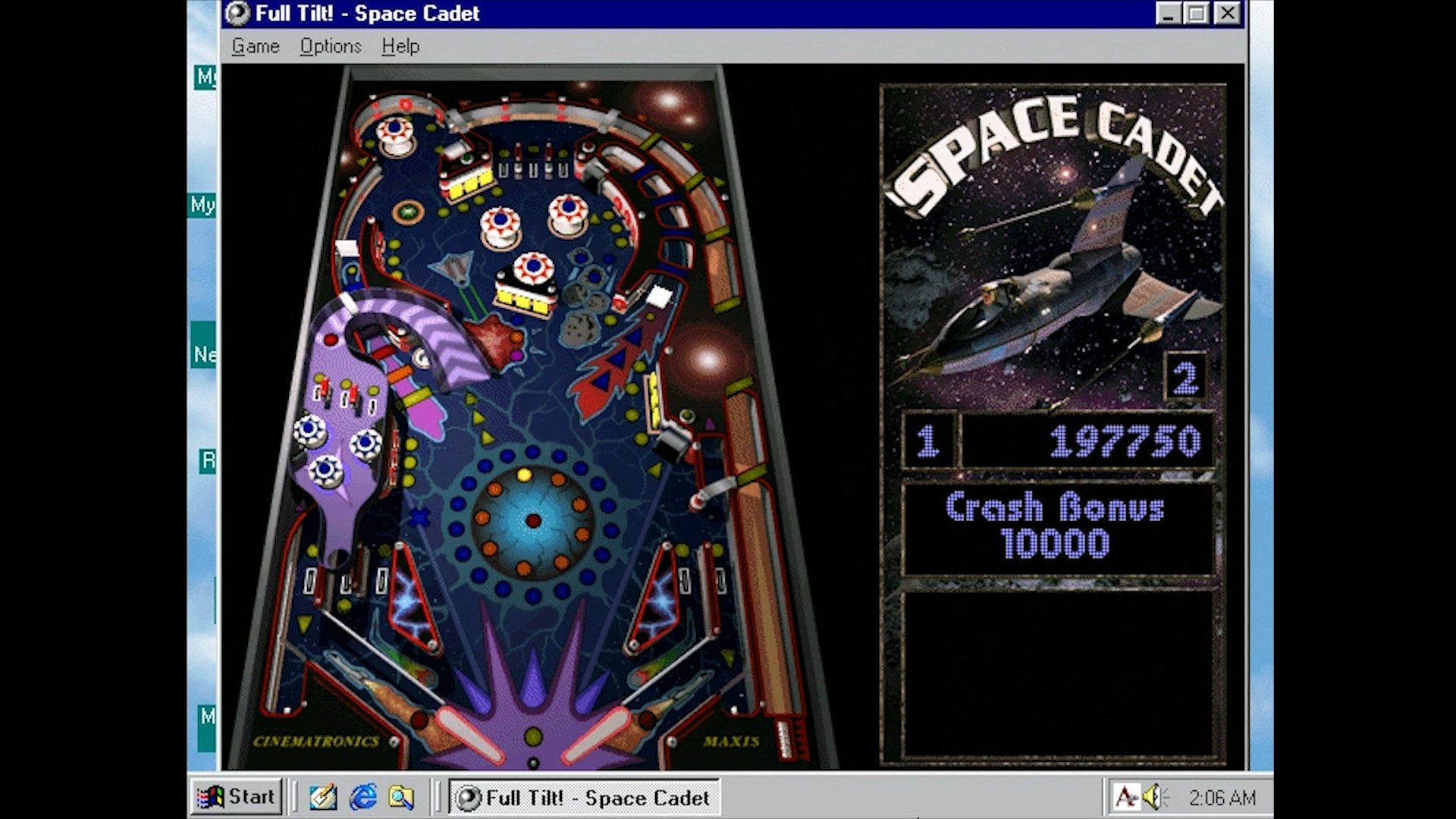 how to cheat on pinball space cadet