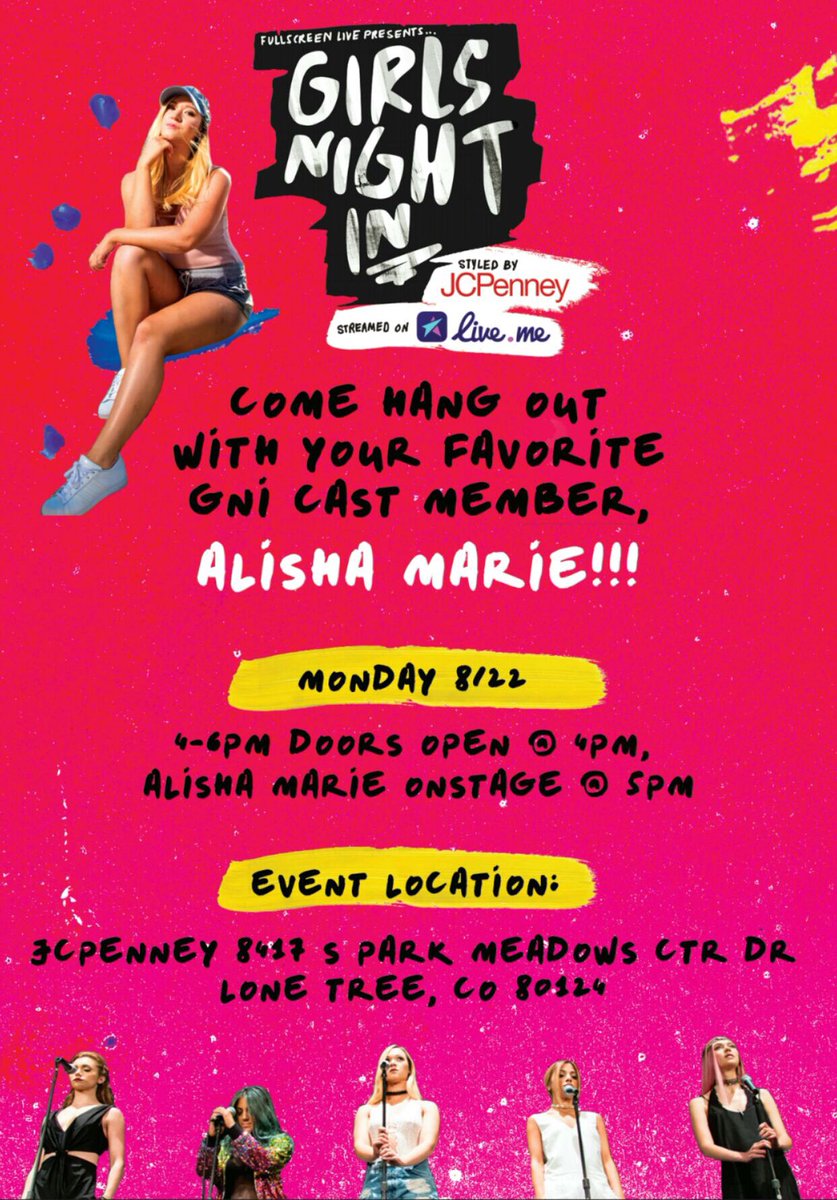 ALISHAMARIE's tweet photo. Tomorrow we're heading to Denver!! Come see me at @jcpenney at 4:00 pm! Can't wait to see you all! 💞✨🎉🙌🏼  #ad https://t.co/gURlHXOQm4