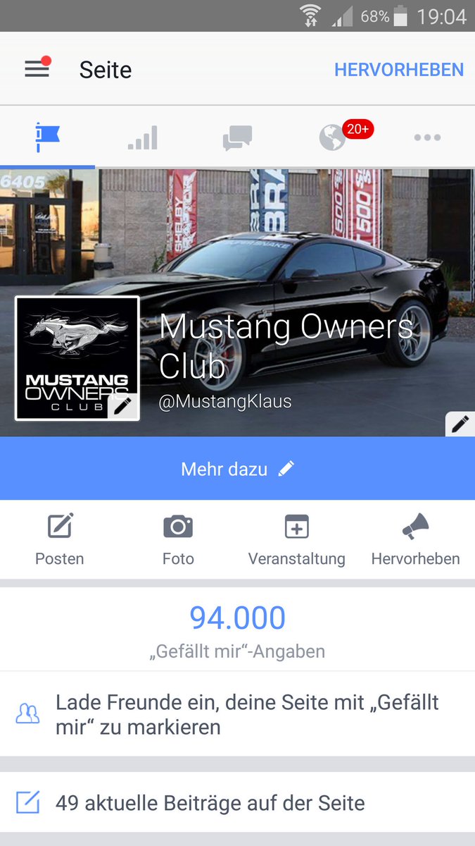 Yup Yup...94k likes #happyday #Mustang #smile