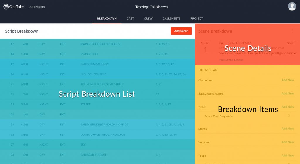 OneTakeApp's tweet image. Working on a Script Breakdown in OneTake onetakeapp.com/working-on-a-s…