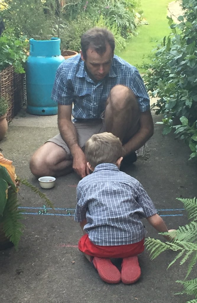 liz_burkinshaw's tweet photo. A weekend of marbles with J #play #sharing #followrules #success #confidence #learningtowin #learningtolose https://t.co/f45hZSBic7