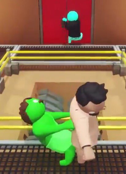 skullphace81's tweet photo. @JaboodyShow Justin the wrestler, giving it to Louie the gay pornstar, while Damon is trying to leave frantically 😂 https://t.co/x62KZuf20a